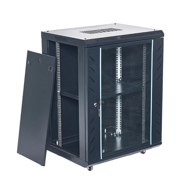 Vertical cable tray internal cable fixing clamps