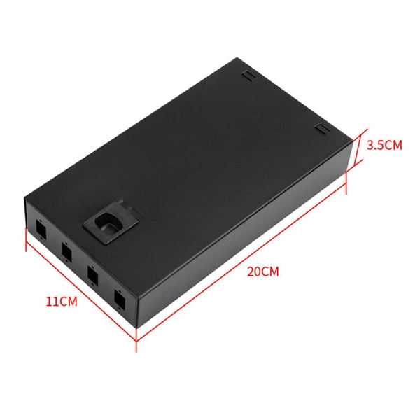 Fusion splice terminal box requires pigtail
