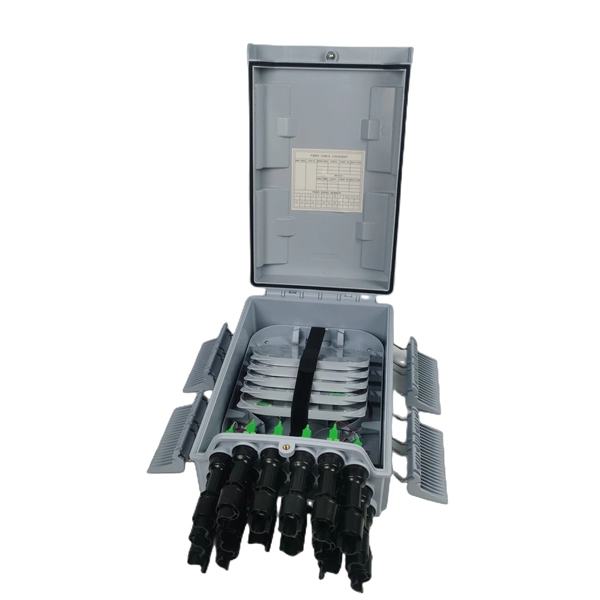 How to connect the fiber optic cable box