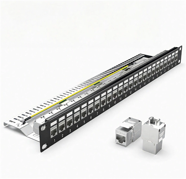 Optical modules in blue and dark blue