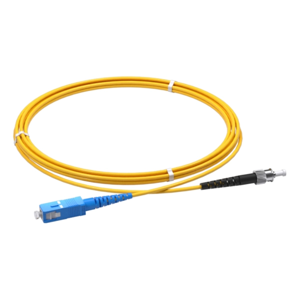 How many meters above the ground should the fiber optic cable be 