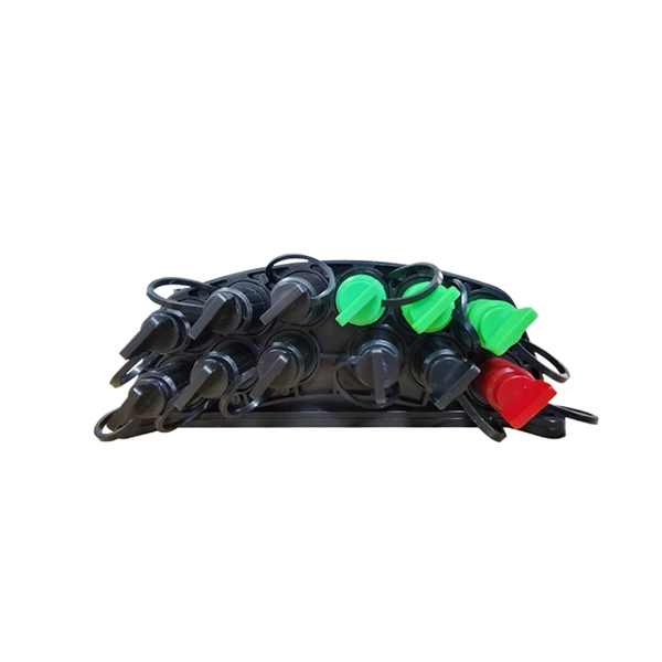 How many wires are typically used in fiber optic communication 