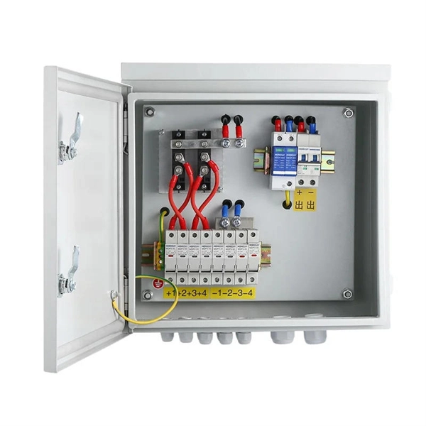 Wiring of the three distribution boxes