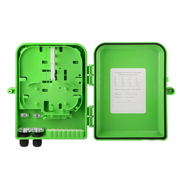Distribution box with 32 circuits single row