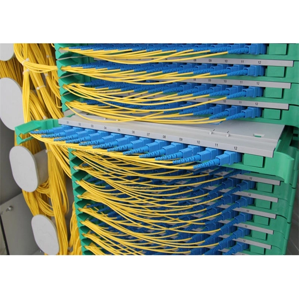 Separate strong and weak optical fibers